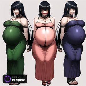 Pregnant, gagged wives