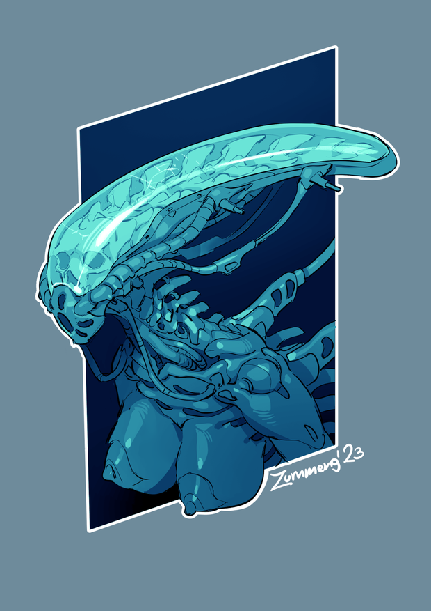 Xeno Pinup 4 by Zummeng