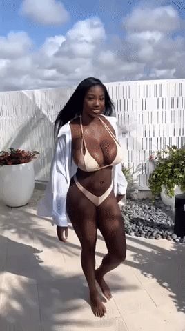 Ellie Mae looking beautiful in her unbuttoned blouse and Bikini