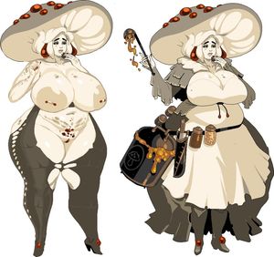 thicc mushroom witch
