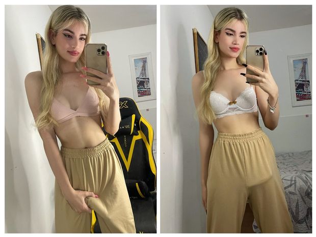 Imagine seeing her just casually walking around your house in this every day