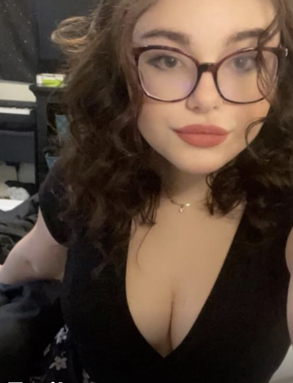 Big tits with glasses