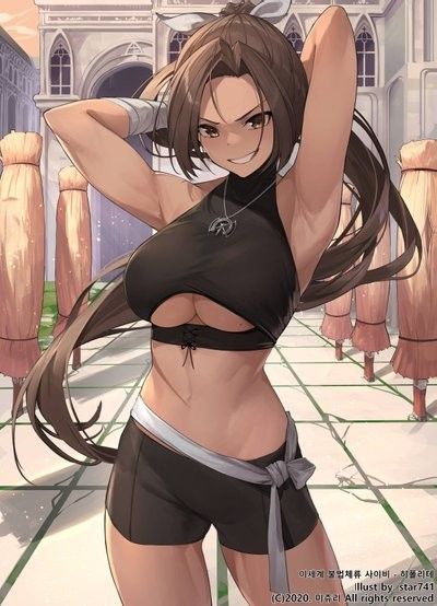 She's challenging you, will she give you a lesson?