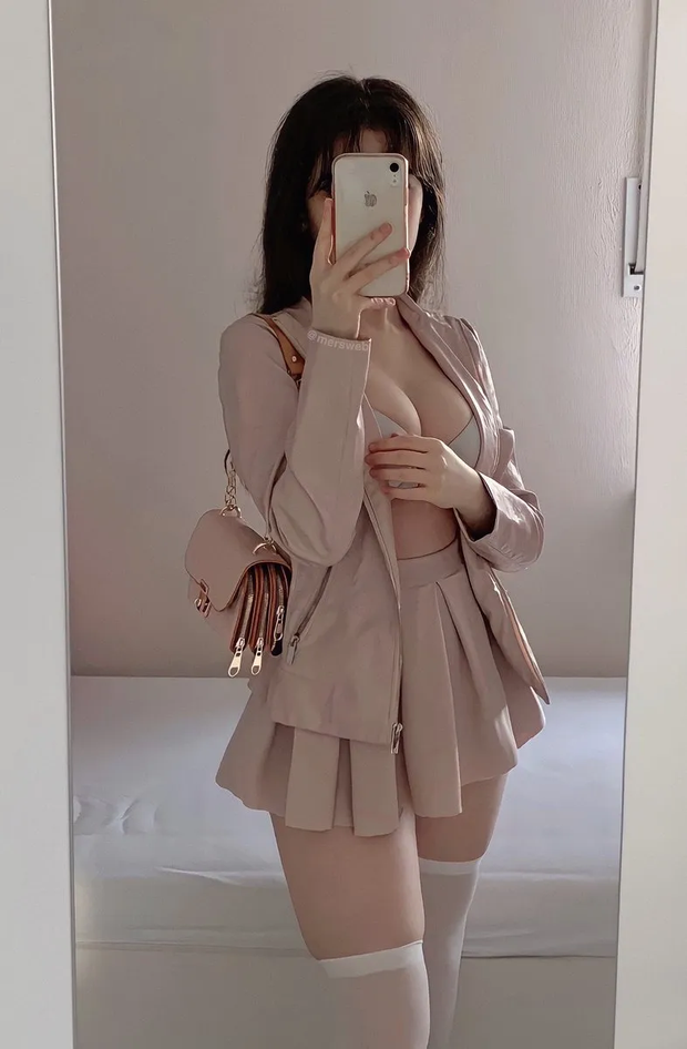 skirt, girlfriend