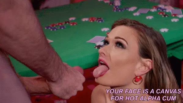 Danny D covers Honour May's face with ropes of alpha cum