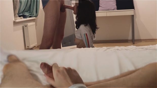 wife gets a new cock to suck