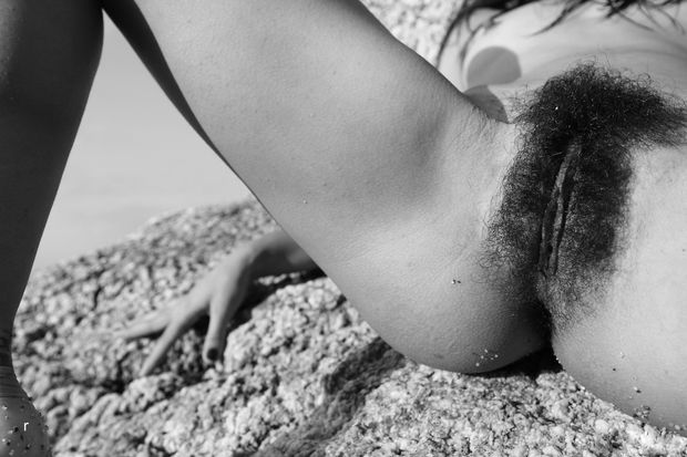 pussy on the stones