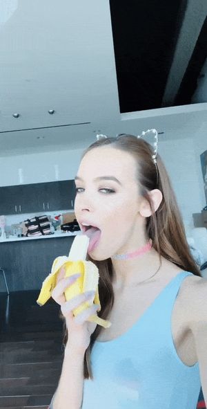 wish the banana was your cock?