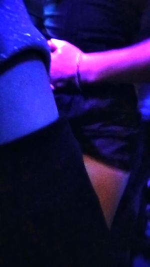 Hot couple dancing heavy