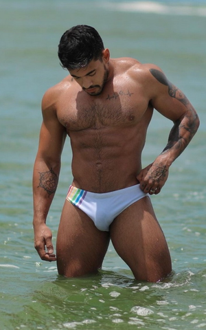 Speedo muscle guy