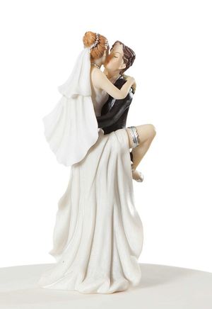 naughty wedding cake topper