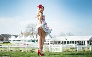 Lydia Brown, upskirt