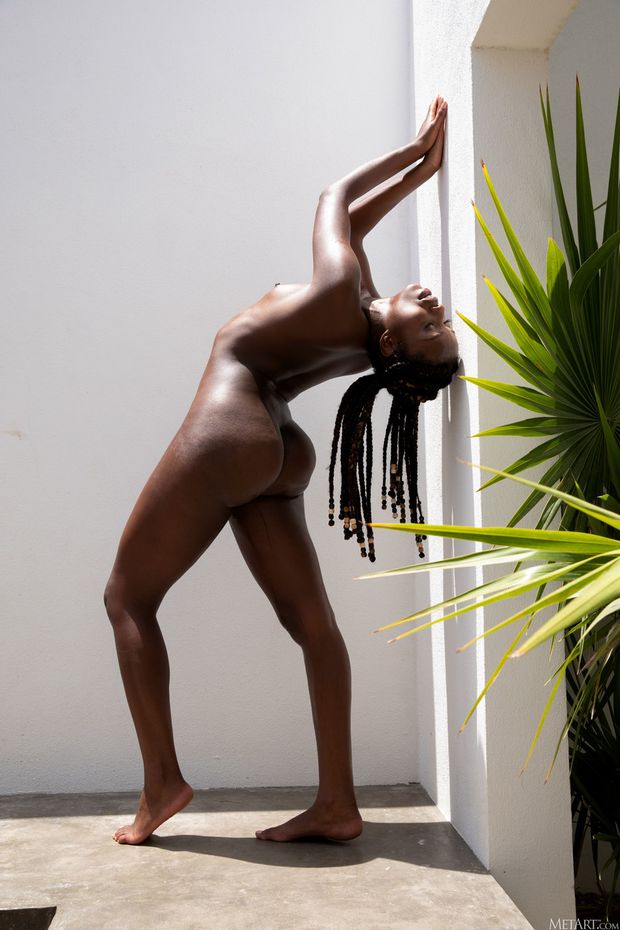 Flexible and gorgeous African teen Dakota Simone #15