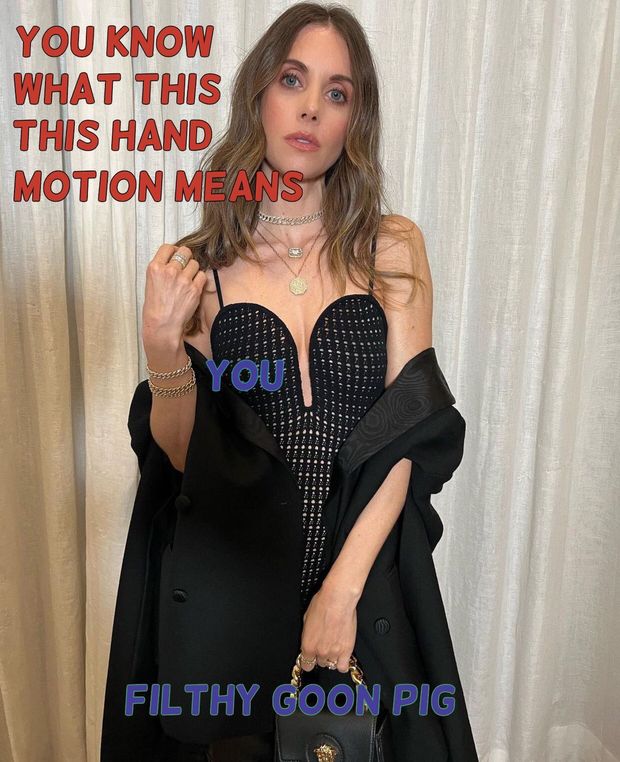 Alison Brie jerk off gooner encouragement