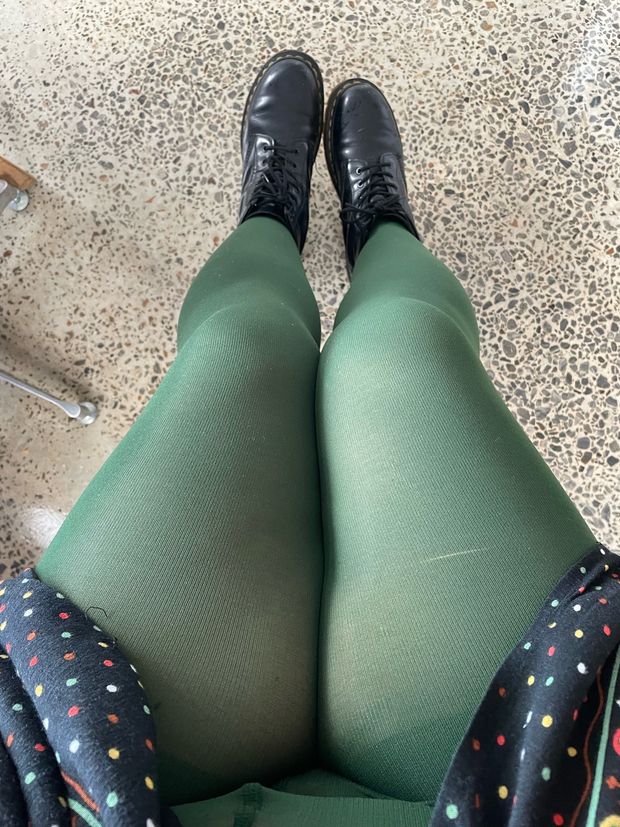 Curvy warm legs