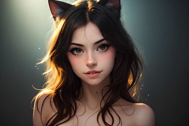 Gorgeous Neko Teen