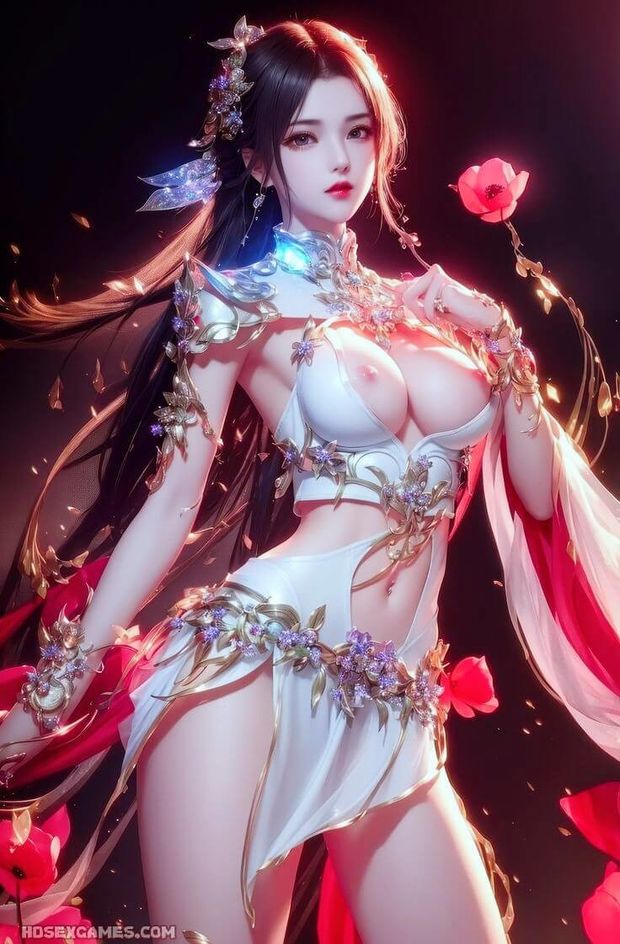 Beautiful Naked Fantasy Woman AI