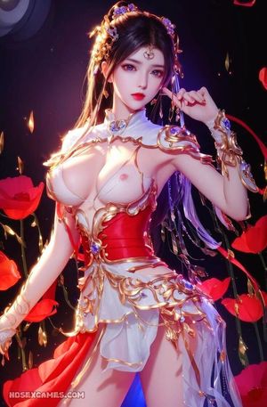 Beautiful Naked Fantasy Woman AI