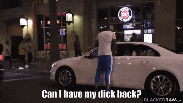 Blacked - Brandi Love sucking Jason Luv in public