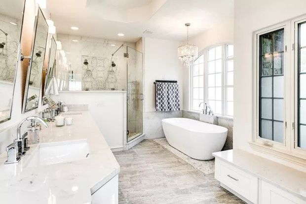 shower for two, tub for two