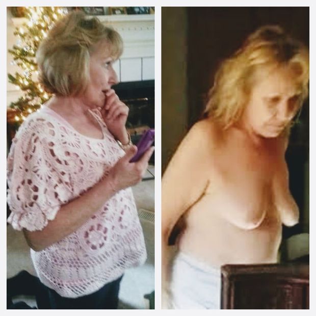 Mature wife on off