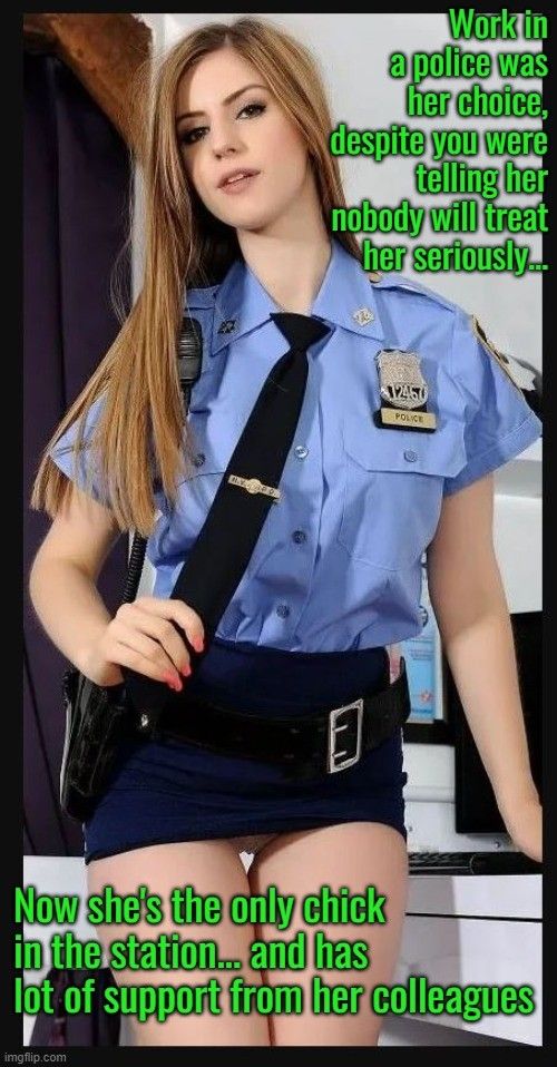She likes her job