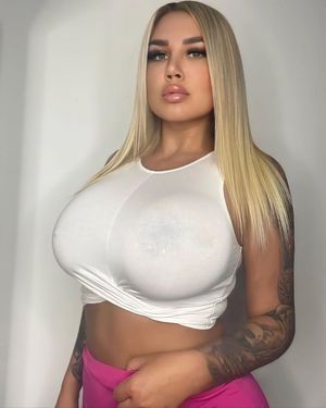 big tits bimbo
