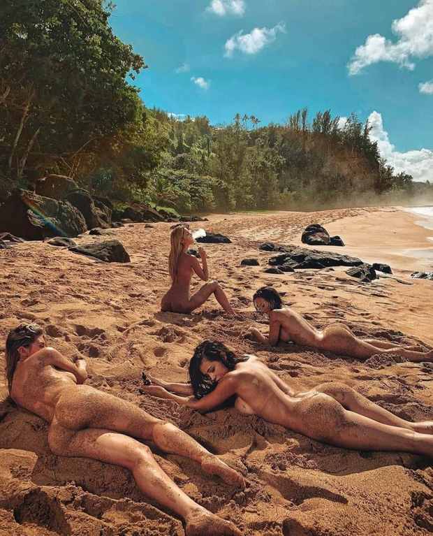 Out on the beach