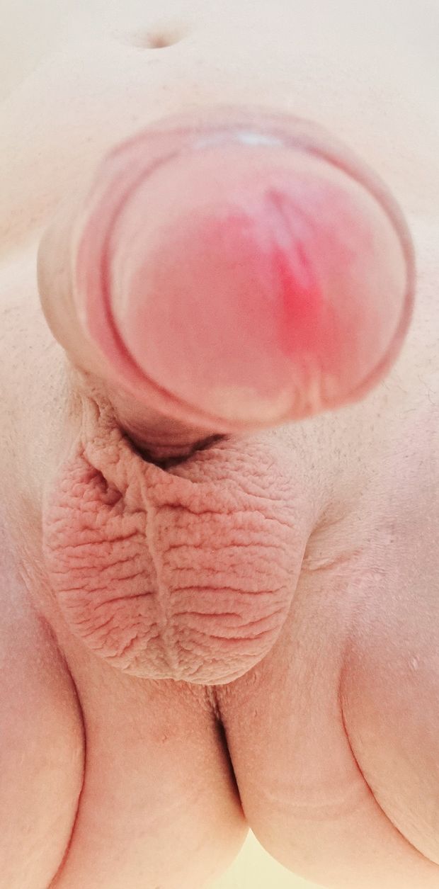Amateur posing ass, balls and penis