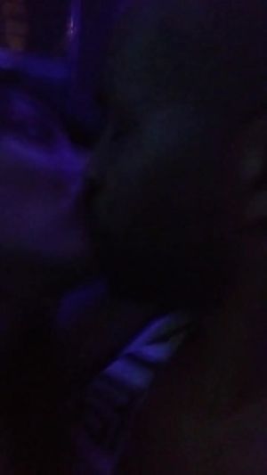 Kissing hottie on New Years Eve