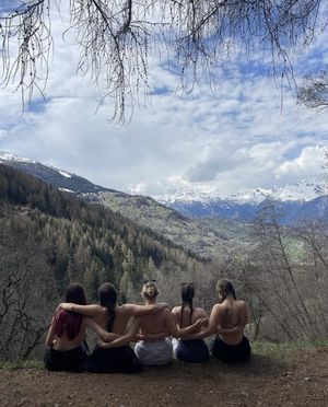 Bella is the second from the left and Fuckable Fern is far right