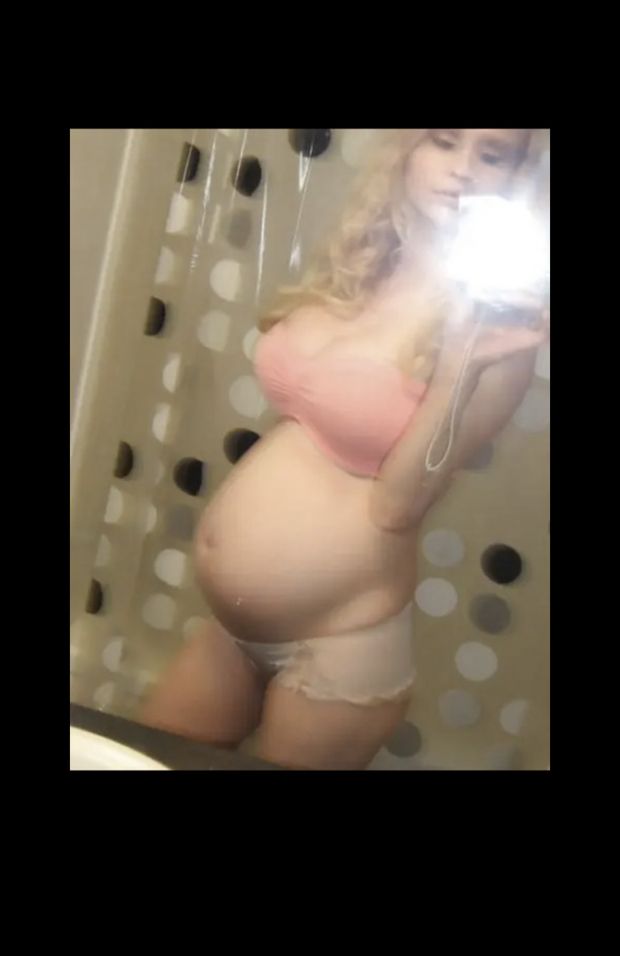 Pregnant sexy babe next door