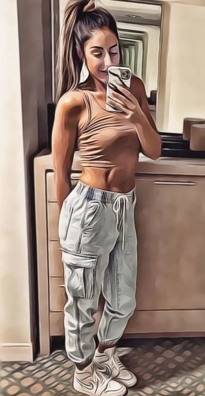 Mandee's outfit is cute. I wonder what kind of panties she has on under it.