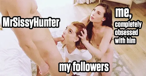 Go check out MrSissyHunter, and worship him with me