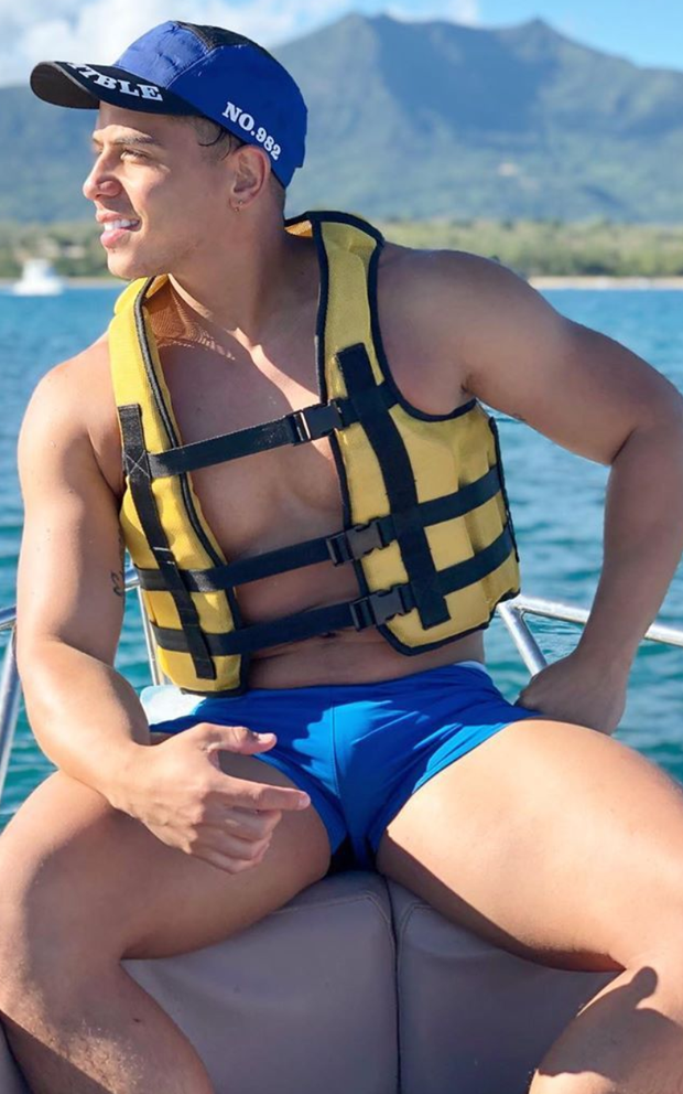 Bulging boyshorts