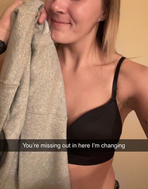 Teen shows off what they have