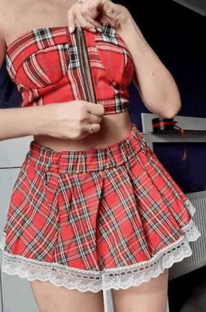 Plaid skirt