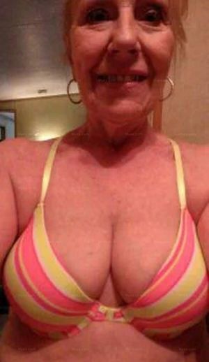 My mature wife cleavage