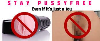Homos never, ever touch a pussy of any kind!