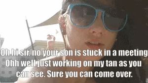 My dad often seems to drop by the house when I'm working