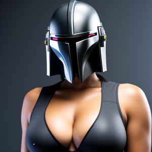 Mando's sister has a perfect tanned cleavage