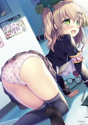 Cute Blonde Anime Babe Pansu