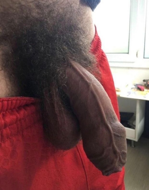 Nice Thick Hairy Pubed Uncut Piece of Meat..