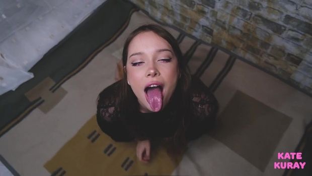 Kate Kuray begs to cum on her and showing ahegao