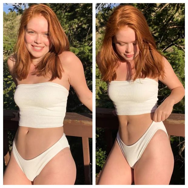 Tight Cute Redhead Bikini