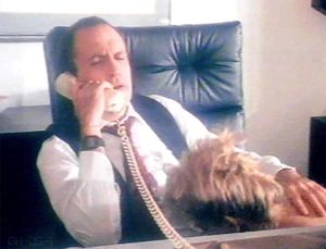 Because the boss’s cock can’t suck itself.