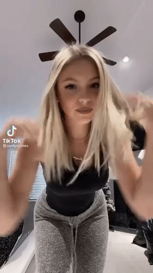 Blonde cutie in sweats @jordynjones