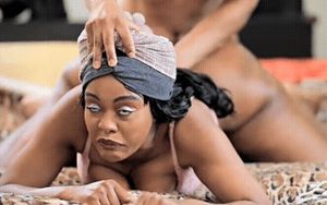 Pounding her BIG Black ASS 'till she went retarded!