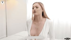 blonde job interview