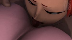 Mina Ashido gets her ass eaten